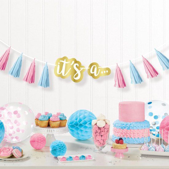 Amscan by Riethmuller - Riethmüller - Tassel slinger Gender Reveal (240 cm)