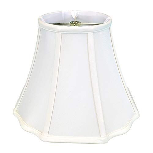Royal Designs Lampenkap Buitenhoek Uitlopend - 10 x 18 x 13 cm - Wit