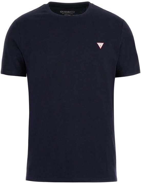Guess T-Shirt Cn Ss Core Tee Blauw Heren XL