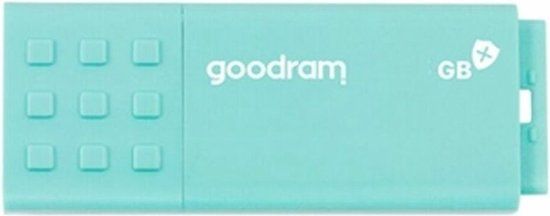 Goodram UME3 Serie - USB-stick - 128GB - Mintgroen - Antibacteriële Eigenschappen - USB 3.2 Gen 1