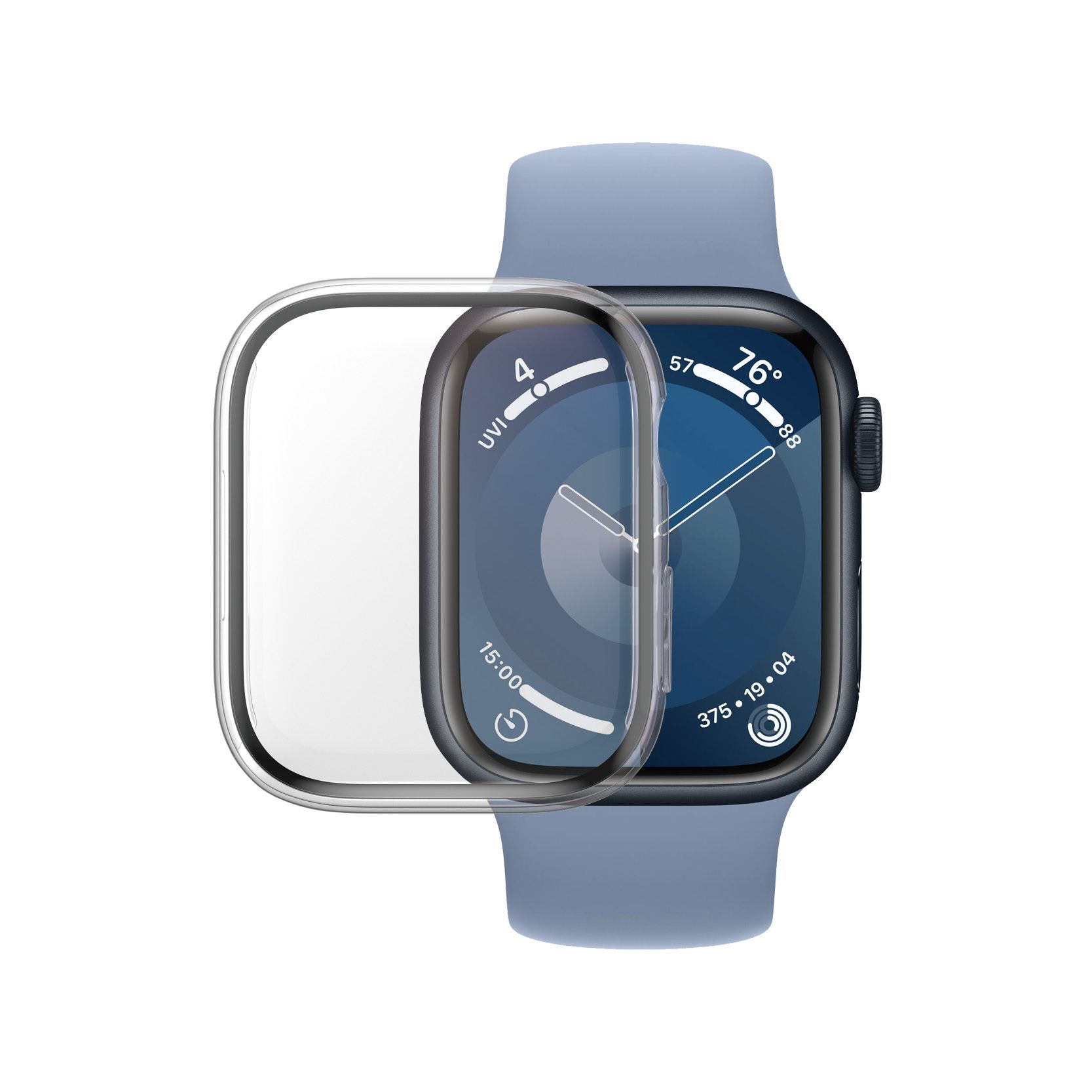 PanzerGlass Apple Watch Full Body Case D30 Transparant Gehard glas, Polyethyleentereftalaat (PET)