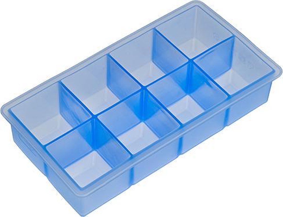 Lurch Ijsblokjesvorm - Siliconen - Blauw - 50 x 50 mm