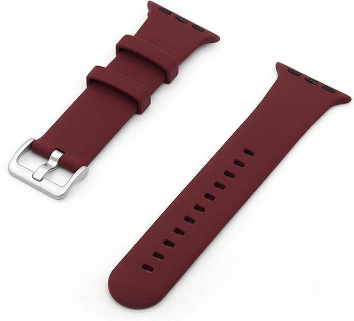 By Qubix Qubix Apple Watch Band - Bordeaux - 42/44/45/Ultra/49mm