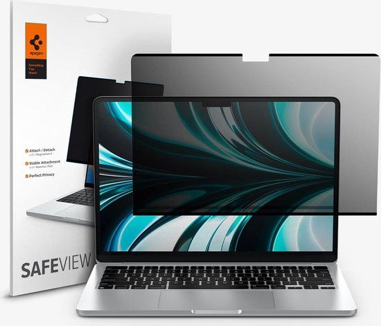 Spigen SafeView Privacy Filter voor MacBook Air 13"