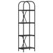 vidaXL Étagère - 4 niveaux - 40 x 30 x 146 cm - Bois modifié - Chêne noir