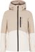 Protest Prtdisk Ski Jas Dames Bamboo Beige Colorblock Waterkolom 20K