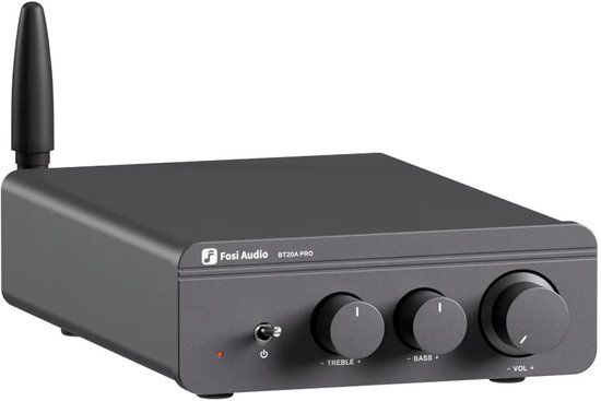 Fosi Audio BT20A Pro Bluetooth - 2.0 versterker - 300W x2 - Klasse D Amp