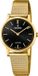 Festina F20023/3 Dames Polshorloge - Staal - Goudkleurig - Zwarte Wijzerplaat - Saffierglas