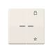 Jung eNet Taster Universeel 1-voudig, met lichtgeleider, duroplast, serie AS, wit FM AS 1701