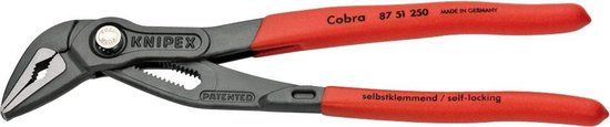 Knipex 8751250 Cobra Waterpomptang - Extra Slank - 250mm