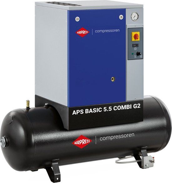 Airpress Schroefcompressor APS 5.5 Basic 8 bar 200 l