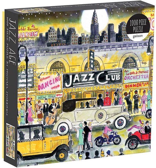 Galison Michael Storrings Jazz Age 1000 Piece Puzzle