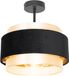 QAZQA elif - Moderne Plafondlamp - 1 lichts - Ø 30 cm - Zwart Goud