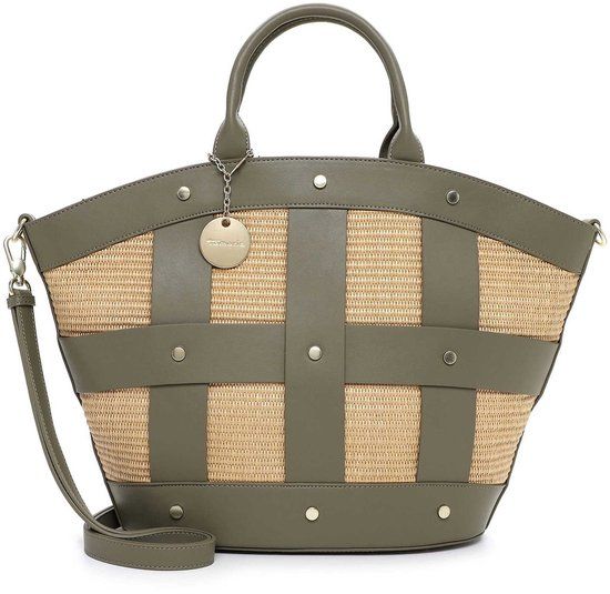 Tamaris Handtas Schoudertas Kirsti Cityshopper Khaki Olijfgroen