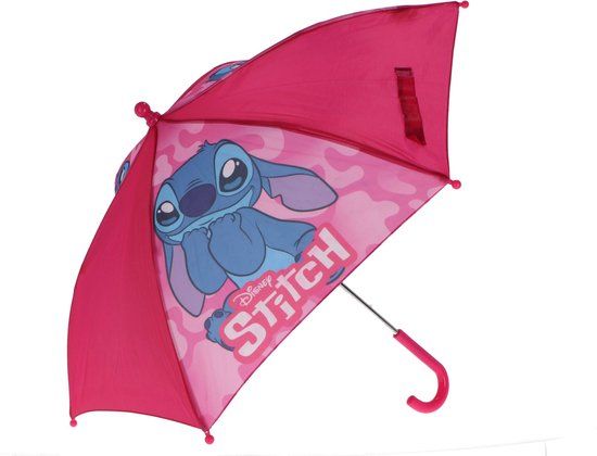 4KidsOnly Mister License Lilo & Stitch Paraplu - Kinderparaplu - Metaal frame - Roze