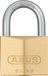 ABUS Hangslot 65/40 Messing - Kelderslot, Lockerslot, Veiligheidsniveau 5