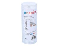 INNSPIRO Set van 5 kunststof flessen met schroefdraad, stapelbaar, diameter 5 x 13,4 cm