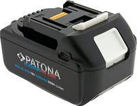 Patona Makita Accu 18V voor Makita LXT serie - model BL1850 - met USB-C PD65W in- en output - 5500mAh