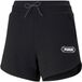 Puma Rebel 4'' High Waist Shorts Schwarz M Damen