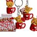 OOTB Out of the blue KG Beer in mok sleutelhanger polyresin 4cm in cadeauzakje
