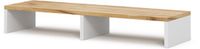 Vicco Tomy monitorstandaard – 80 x 12 cm Eik wit/goud