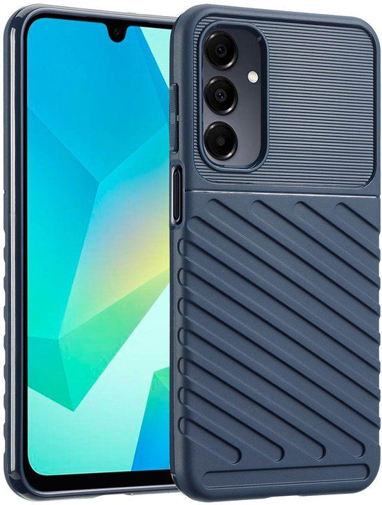 imoshion Thunder Backcover - Donkerblauw - Geschikt voor Samsung Galaxy A16 (4G) / A16 (5G)