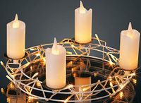 Hellum LED-binnenverlichting, metaal, wit, 35 x 0 x 35 cm