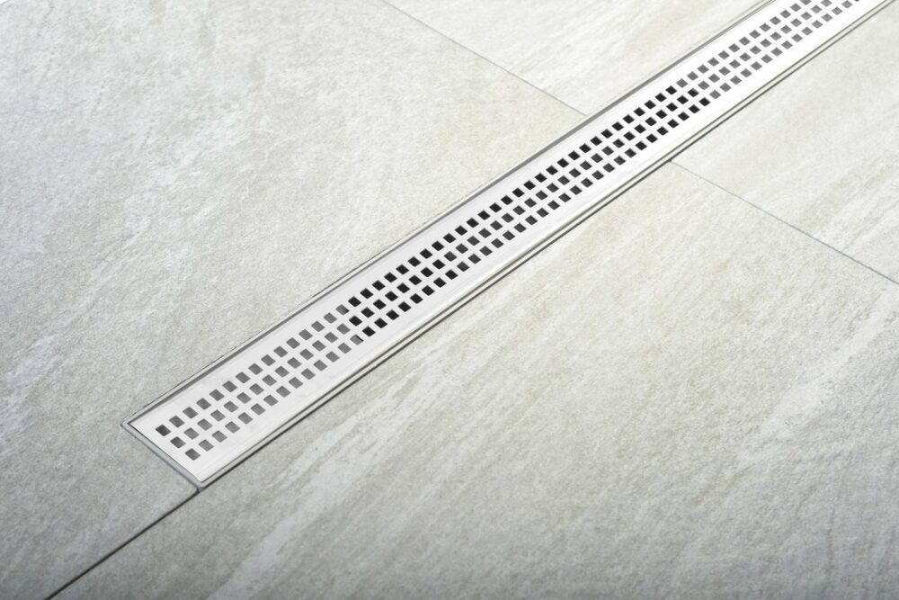 Polysan Polysan Indy douchegoot met rvs rooster DN50 91x12,2x6,5 cm
