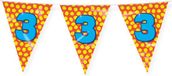 PartyXplosion B.V. Vlaggenlijn 3 jaar - Blauw, Rood, Geel