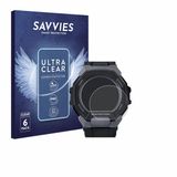 Savvies Screenprotector voor Casio G-Shock G-Squad GBD-300 - Folie Beschermfolie transparant 6 Stuks