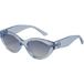 Michael Kors Lorient MK2253U zonnebril voor dames, Transparant blauw, Eén maat