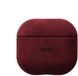 Rosso Avanti Apple AirPods 4 / 5 MagSafe Hoesje Alcantara Case Rood