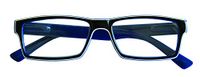 Espressoocchiali Leesbril Mod. Luster blauw + 2,00