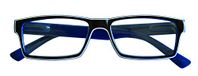 Espressoocchiali Leesbril Mod. Luster blauw + 2,00