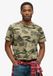 Superdry Classic Essential T-shirt met print voor heren - M - Katoen - Gebloemd - Kaki