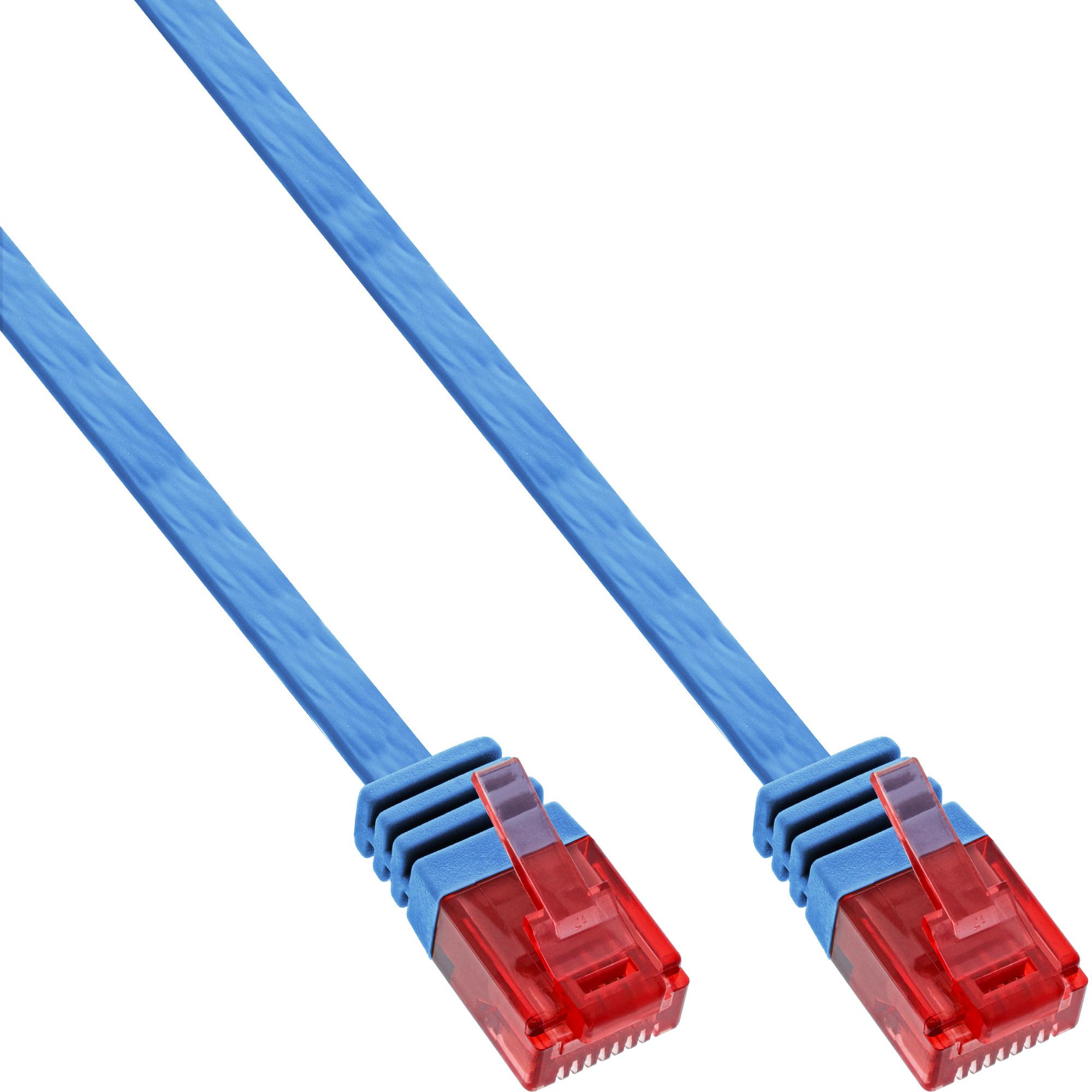 Inline Panda Inline Flat patch cord UTP Cat.6 2m Blue