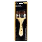 Royal Bruin Camel Haar Grote Gebieden Borstel - 3 Stuks
