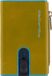 Piquadro Blue Square Compact Wallet Yellow