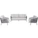 4 Seasons Outdoor 4 Seasons Calpi stoel-bank loungeset - 3-delig