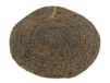 HBX natural living Wanddecoratie placemat rond 50cm bruin meerkleurig