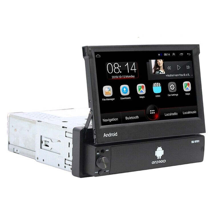 Elemental Goods B.V. TechU™ Autoradio T97 Touchscreen 1 Din + Afstandsbediening - 4515