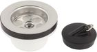 KIRCHHOFF KS waste, 1 1/2"BU x 70 mm, drain cup with drain plug 45.5 mm