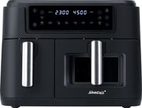 Steba HF9500 DUO dubbele airfryer - 2400 Watt - 6 liter & 3.5 liter - timer - PFAS vrij
