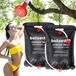 Markenlos BeiJingLiangPinJiaZuoKeJiWenHuaFaZhanYouXianGongSi 2 x Draagbare Zonneboiler Douche voor Kamperen - 20L Camping Bag voor Buitenbaden en Avonturen