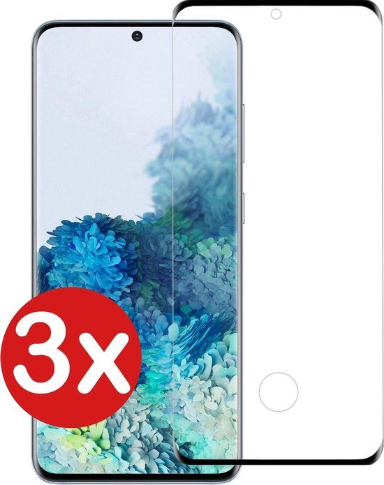 Screenprotector voor Samsung Galaxy S20 Plus - 3 stuks - Glas - Blue filter