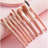 New Age Devi Professionele 8-Delige Make-Up Kwasten Set Roze