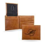 Rico Industries NFL Miami Dolphins Laser Gegraveerde Billfold Portemonnee