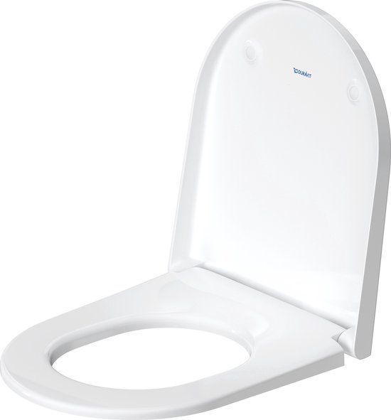 Duravit D-Neo Closetzitting - Hangend toilet - Soft-close - RVS - 4063382129727