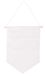 stoffen Rayher 46372102 stoffen wimpel om op te hangen met textielverf, 1 stuk, naturel wit, 24 x 30 cm
