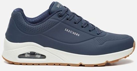Skechers Uno - Stand On Air Heren Sneakers - Navy - Maat 45